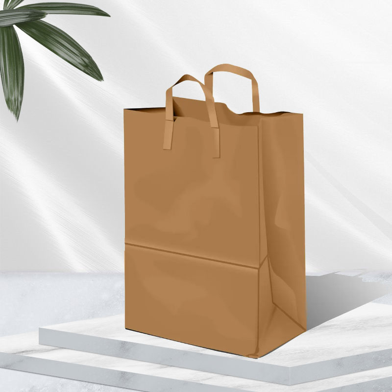 Handtasche aus Kraftpapier